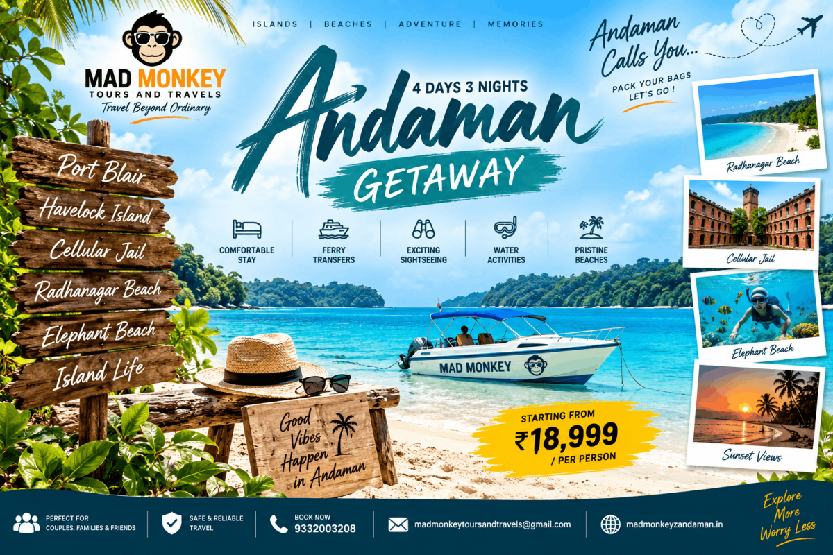 Andaman Getaway – 4 Days 3 Nights