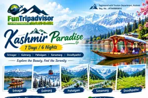 Luxury Kashmir Escape _Srinagar, Gulmarg, Pehalgham, Sonmarg.
